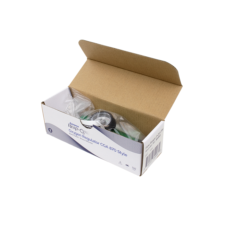 CGA 870 Oxygen Regulator - 0-25 LPM - 5 per Case