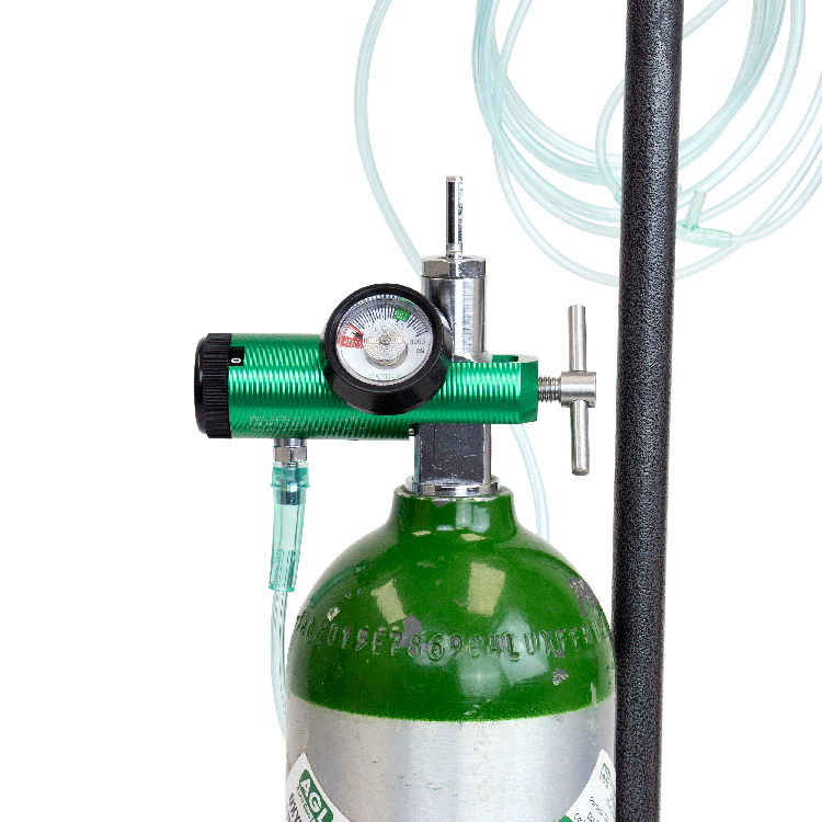CGA 870 Mini Oxygen Regulator - 0-4 LPM - 5 per Case