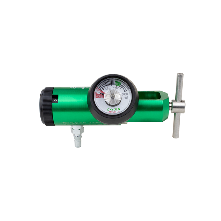 CGA 870 Mini Oxygen Regulator - 0-15 LPM - 5 per Case