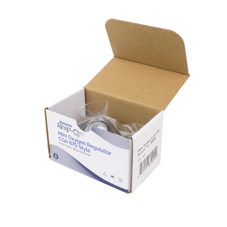CGA 870 Mini Oxygen Regulator - 0-15 LPM - 5 per Case