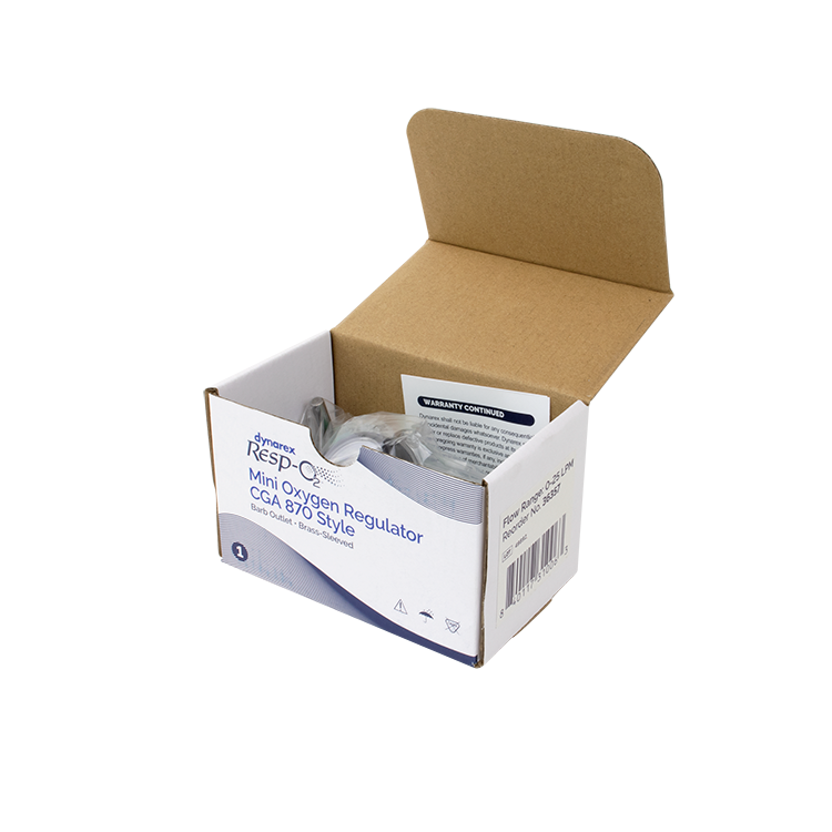 CGA 870 Mini Oxygen Regulator - 0-25 LPM - 5 per Case