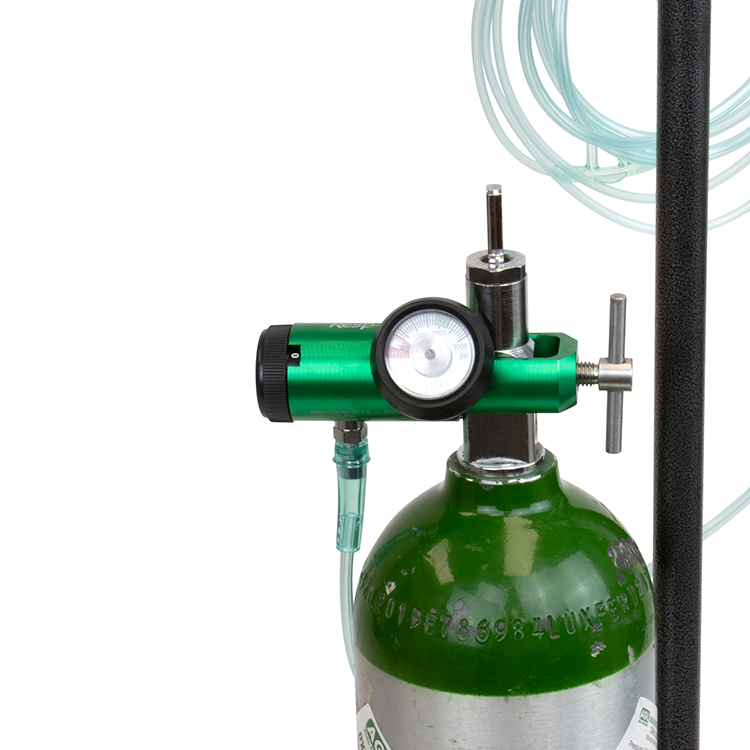 CGA 870 Mini Oxygen Regulator - 0-25 LPM - 5 per Case