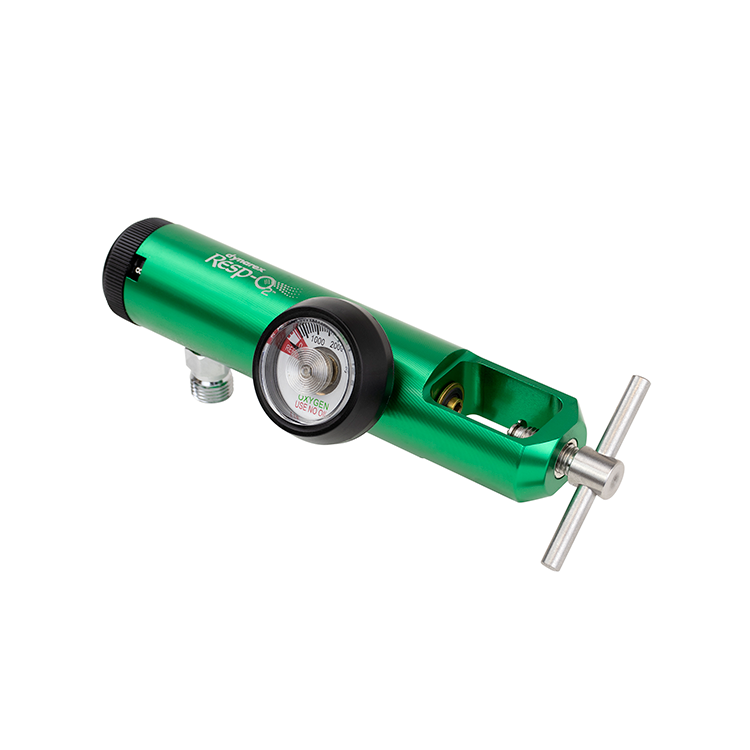 CGA 870 Extended Oxygen Regulator - 0-8 LPM - 5 per Case