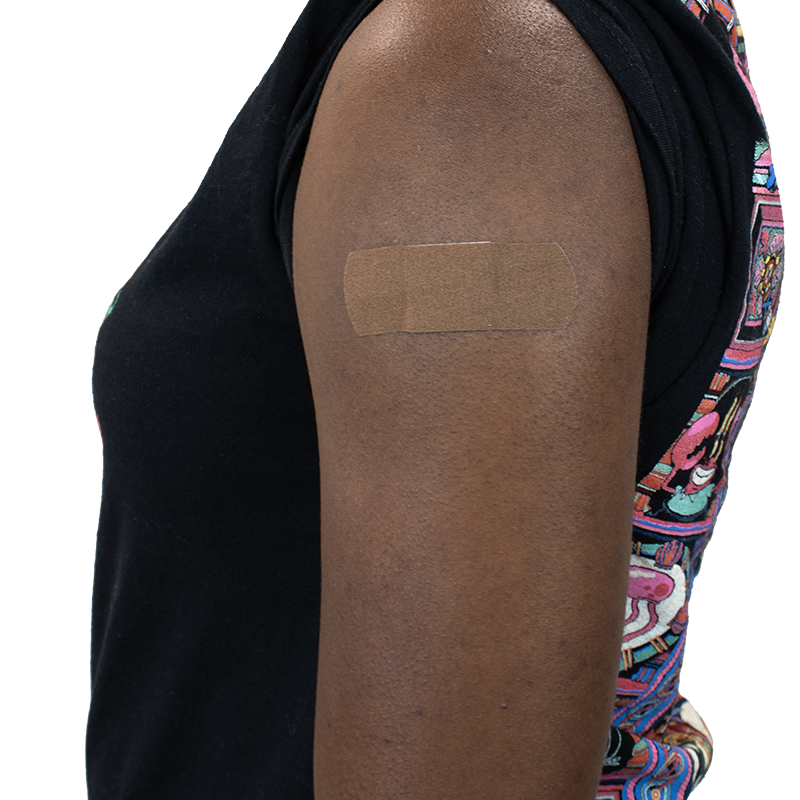 ColorFit Adhesive Fabric Bandages - Dark Brown, 1” x 3” - 100 pcs per Box/24 Boxes per Case