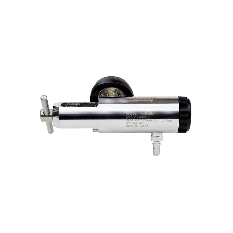 CGA 870 Oxygen Regulator - All Brass - 0-25 LPM - 5 per Case
