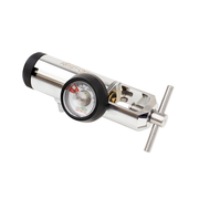 CGA 870 Oxygen Regulator - All Brass - 0-25 LPM - 5 per Case