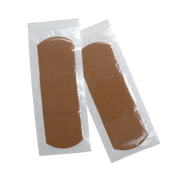 ColorFit Adhesive Fabric Bandages - Brown, 1” x 3” - 100 pcs per Box/24 Boxes per Case
