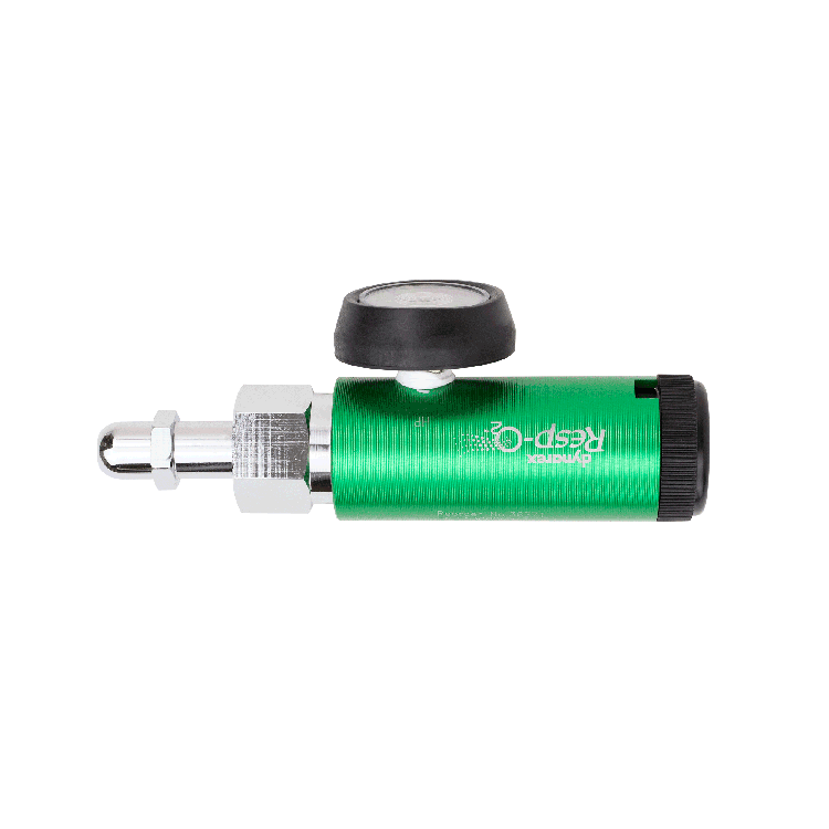 CGA 540 Style Oxygen Regulator - 0-8 LPM