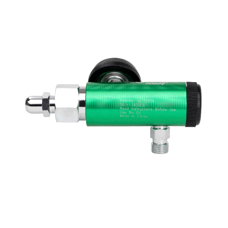 CGA 540 Style Mini Oxygen Regulator - 0-15 LPM