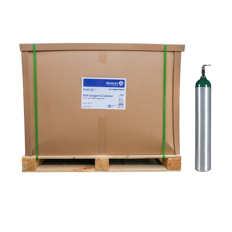 M24 - Oxygen E-Cylinder (toggle), 2.89L - 81 pcs per Pallet