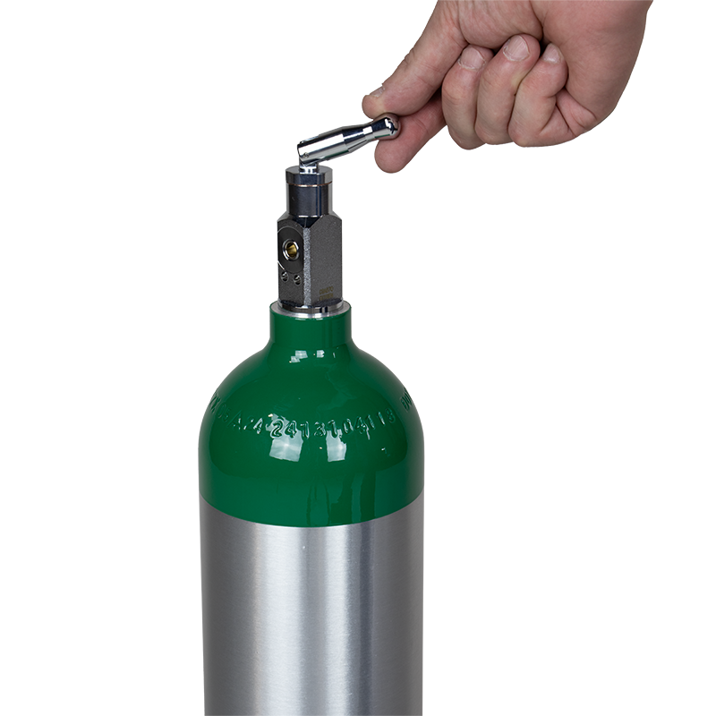 M15 - Oxygen D-Cylinder, Post Valve Standard, 2.89L - 81 pcs per Pallet