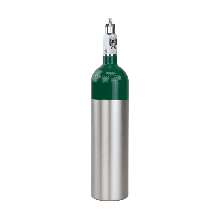 M6 - Oxygen B-Cylinder w/ CGA870 Post Valve, 1L - 1 per Case