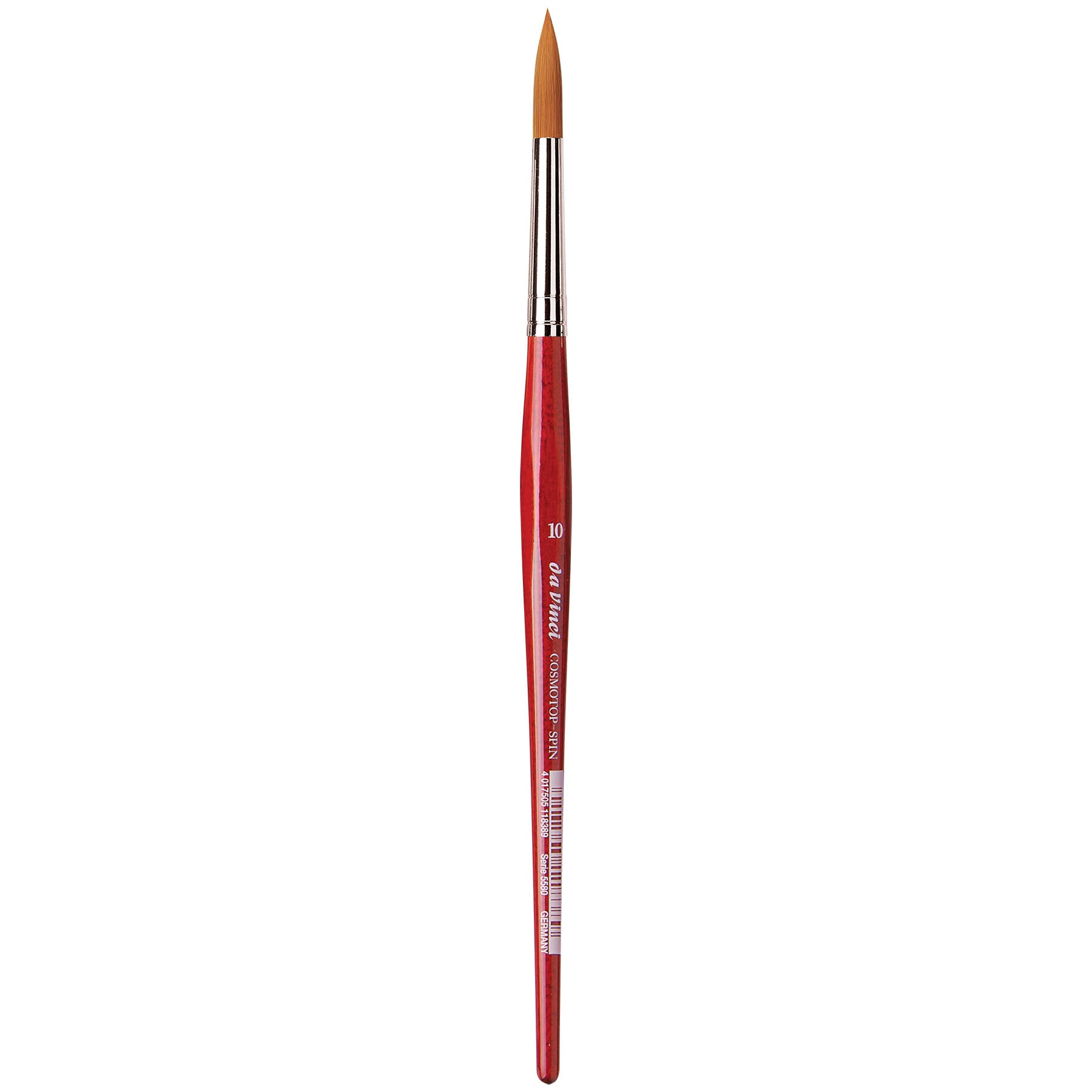 COSMOTOP-SPIN Silkpainting Brush, Synthetic, Watercolor, Round, Size 10