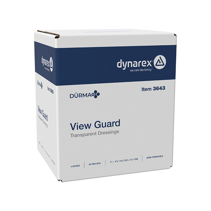 View Guard Transparent Dressings - Sterile, 4" x 4 3/4" - 50 pcs per Box/4 Boxes per Case