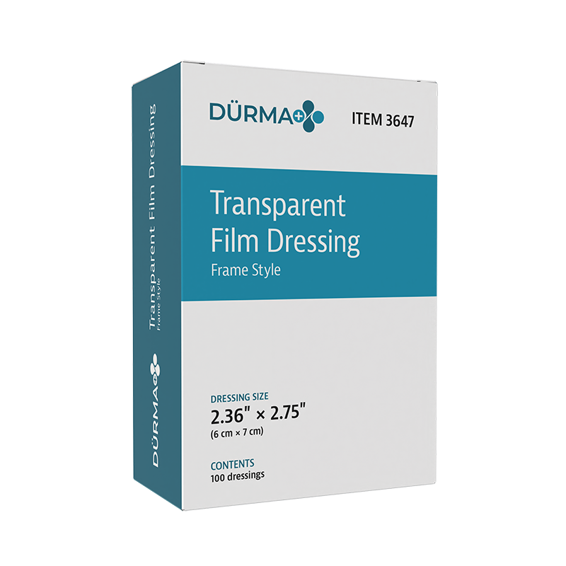 Transparent Film Dressing Frame Style, 6 x 7 cm- 100 pcs per box / 4 boxes per case