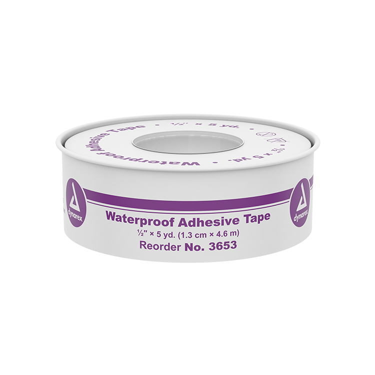 Waterproof Adhesive Tape, 1/2" x 5yds - 288 pcs per Case