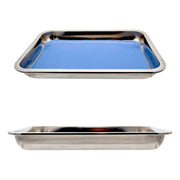 Dissecting Pan, Stainless Steel with Plastisol Pad, 13" x 9" x 2"