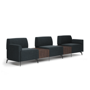 OfficeSource Saxon Typical OSTYP366 - Iron/Walnut