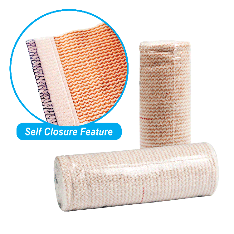 Elastic Bandage w/ Self-Closure, 6" x 5 yd - 10 pcs per Box/5 boxes per Case