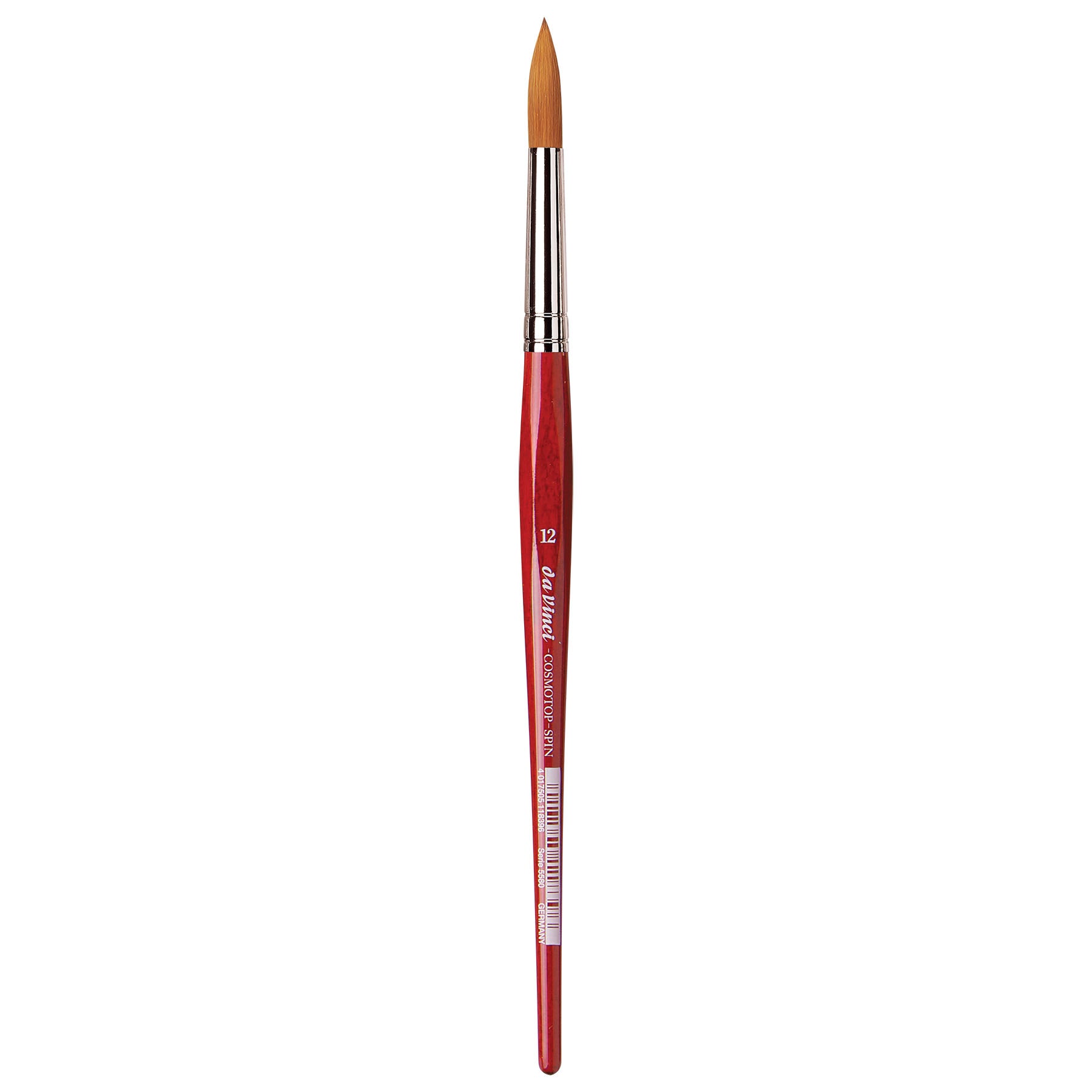 COSMOTOP-SPIN Silkpainting Brush, Synthetic, Watercolor, Round, Size 12