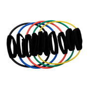 5 Pack Ankle Cuff Resistance Tubes, Includes Bstart1,2,3,4,5