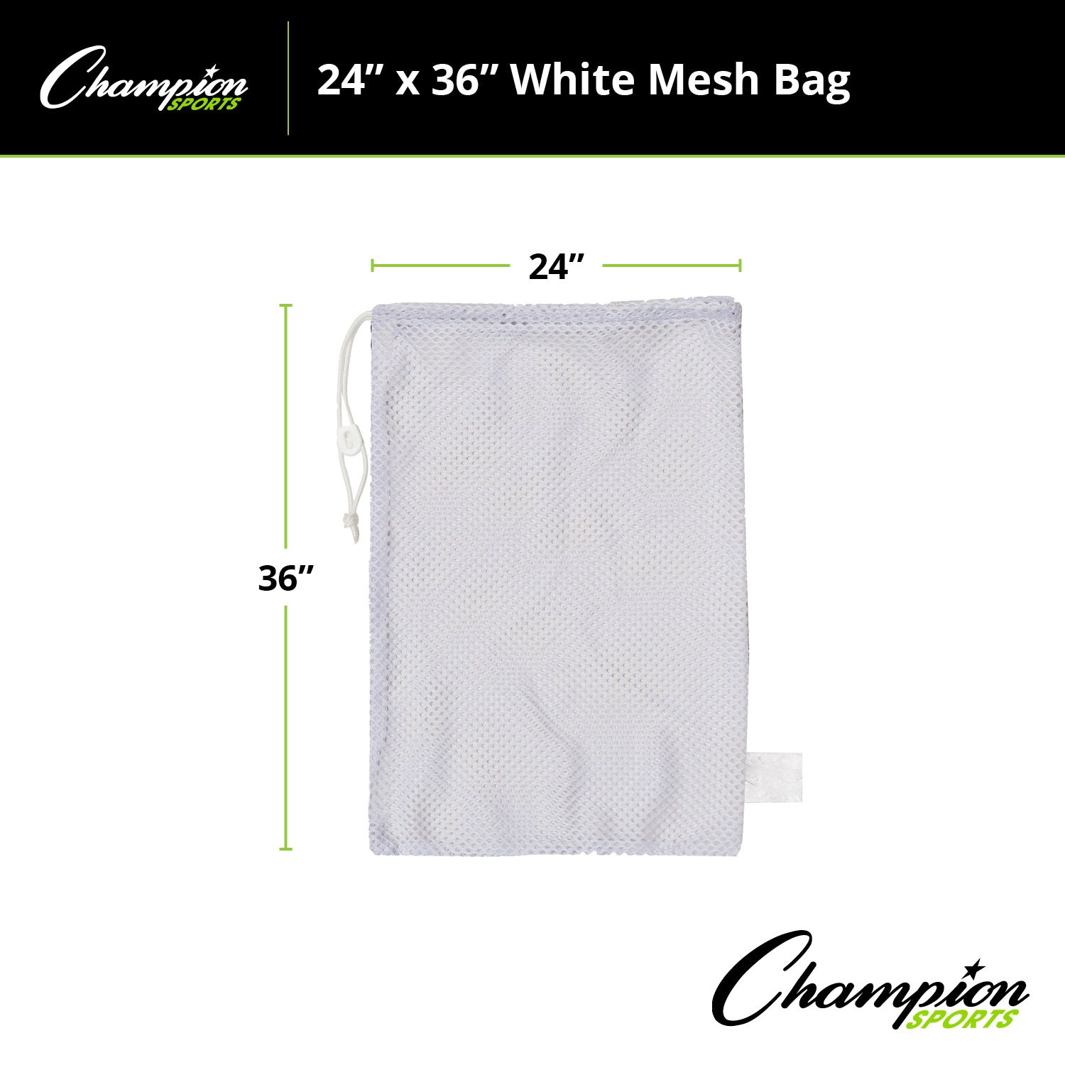 Equipment Bag, Mesh, 24" x 36", White