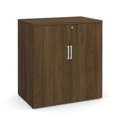 OfficeSource Storage & Wardrobe Cabinets Storage Cabinet - 35.5"W x 22"D - Modern Walnut