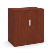 OfficeSource Storage & Wardrobe Cabinets Storage Cabinet - 35.5"W x 22"D - Cherry