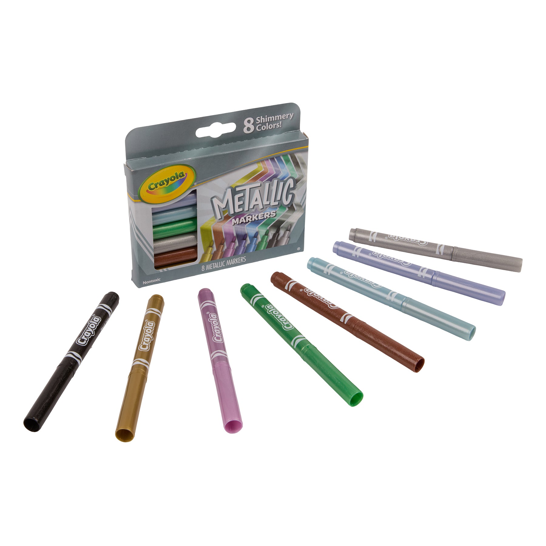 Metallic Markers, 8 Per Pack
