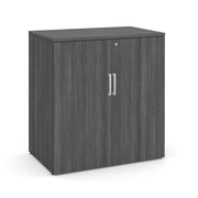 OfficeSource Storage & Wardrobe Cabinets Storage Cabinet - 35.5"W x 22"D - Coastal Gray