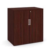 OfficeSource Storage & Wardrobe Cabinets Storage Cabinet - 35.5"W x 22"D - Mahogany