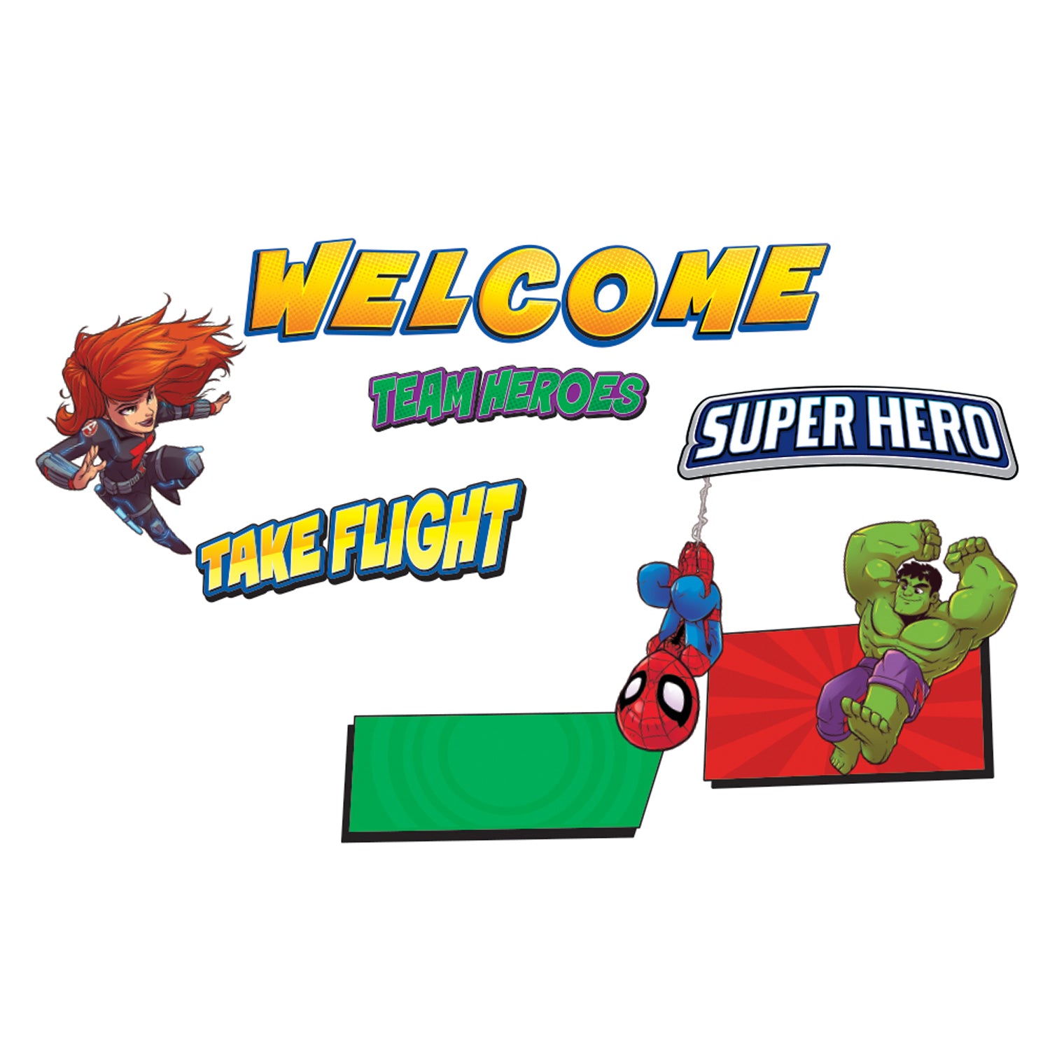 Marvel™ Super Hero Adventure - Welcome Bulletin Board Sets
