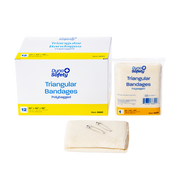 Triangular Bandages, 40" x 40" x 56" - 12 Cotton Bandages per Case