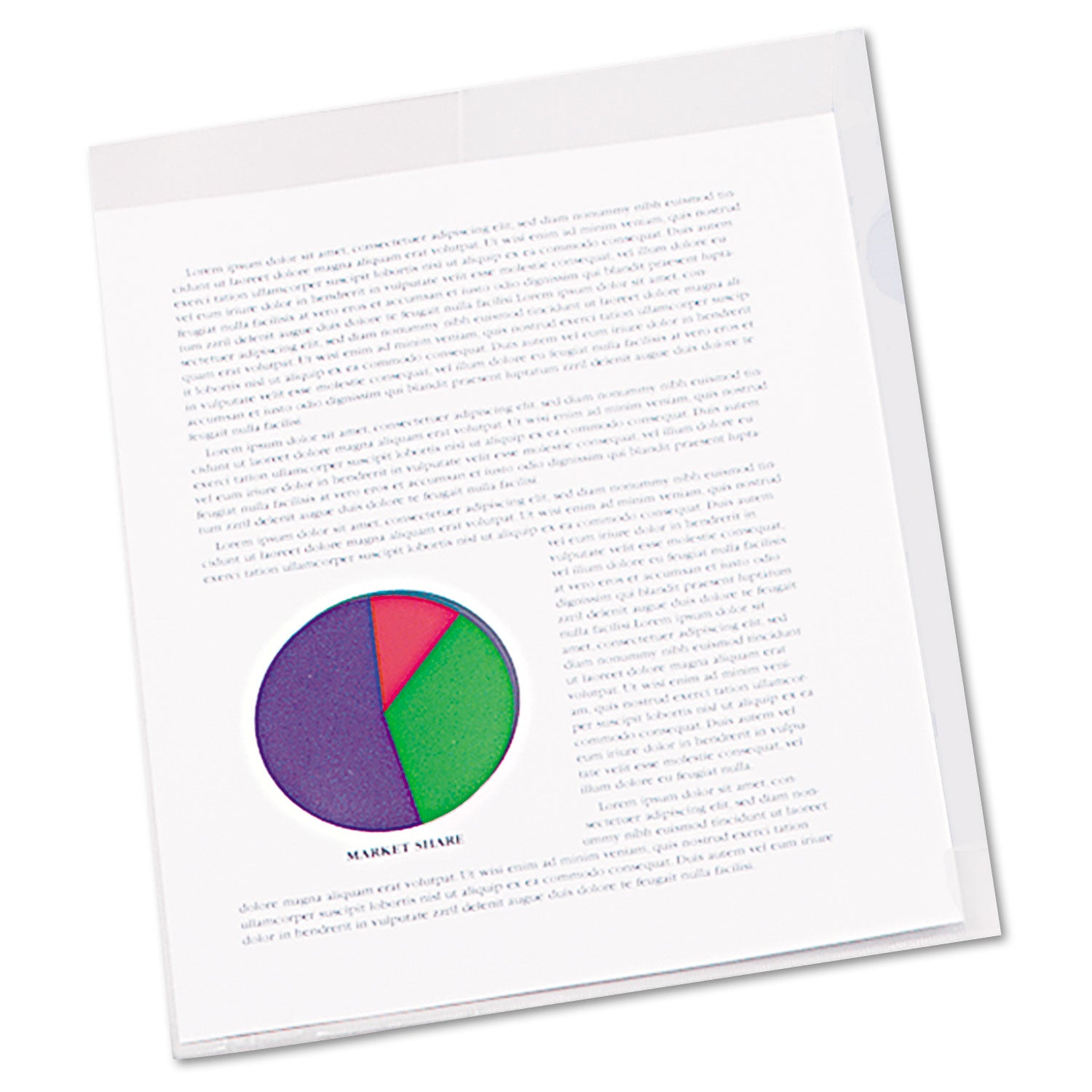8 1/2" x 11" - 1 Pocket(s) - Polypropylene - Clear - Non-glare, Slip Resistant, Archival-safe, Water Resistant, Moisture Resistant - 50 / Box