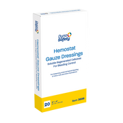 Hemostat Gauze Dressing, 2" x 4" - 20 pcs per Box/10 Boxes per Case