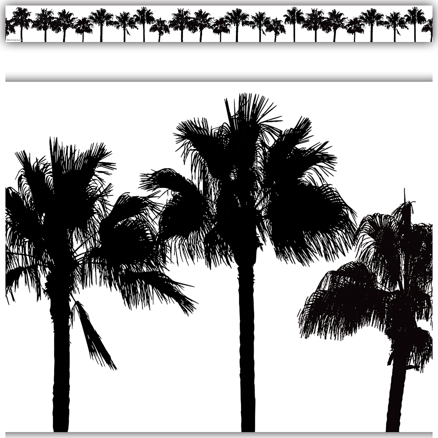 Coco Palms Straight Border Trim, 35 Feet