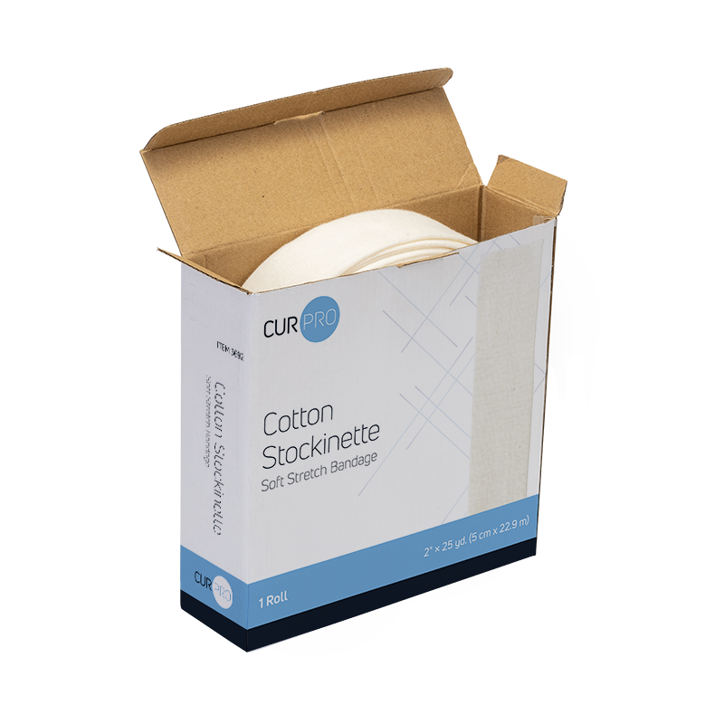 Cotton Stockinette, 2" x 25 yd - 1 roll per Box/4 Boxes per Case