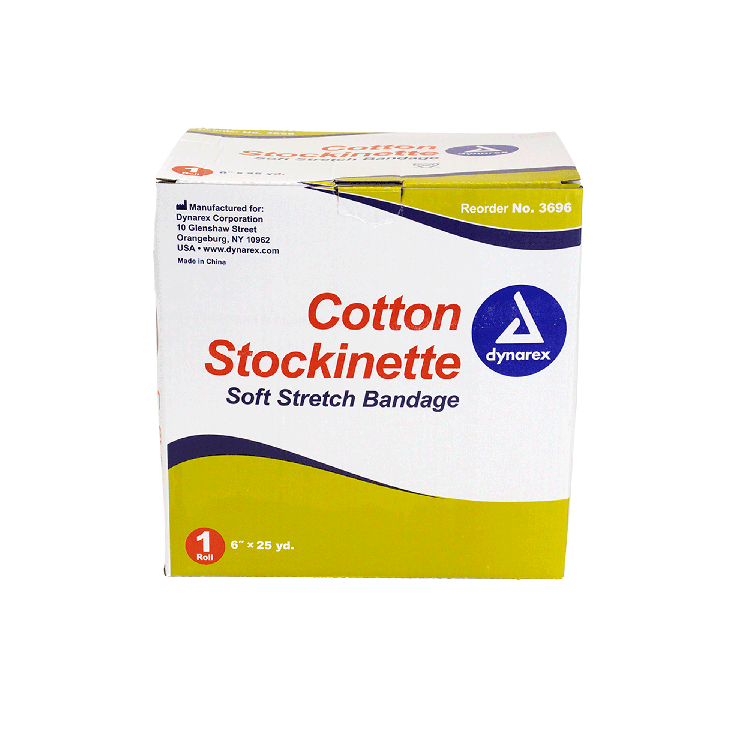 Cotton Stockinette, 6" x 25 yd - 4 rolls per Box