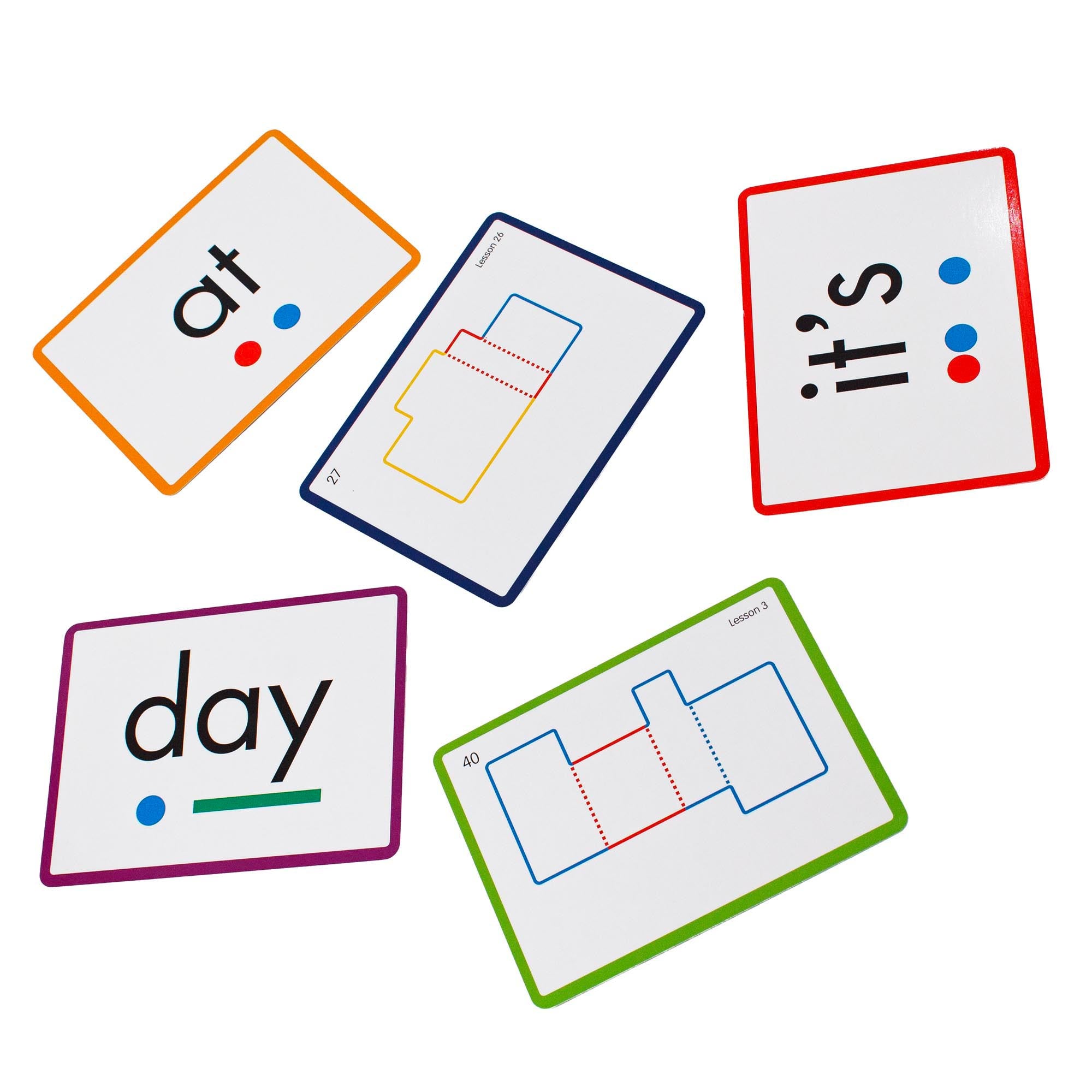Rainbow Phonics Sight Word Cards, High Freguency