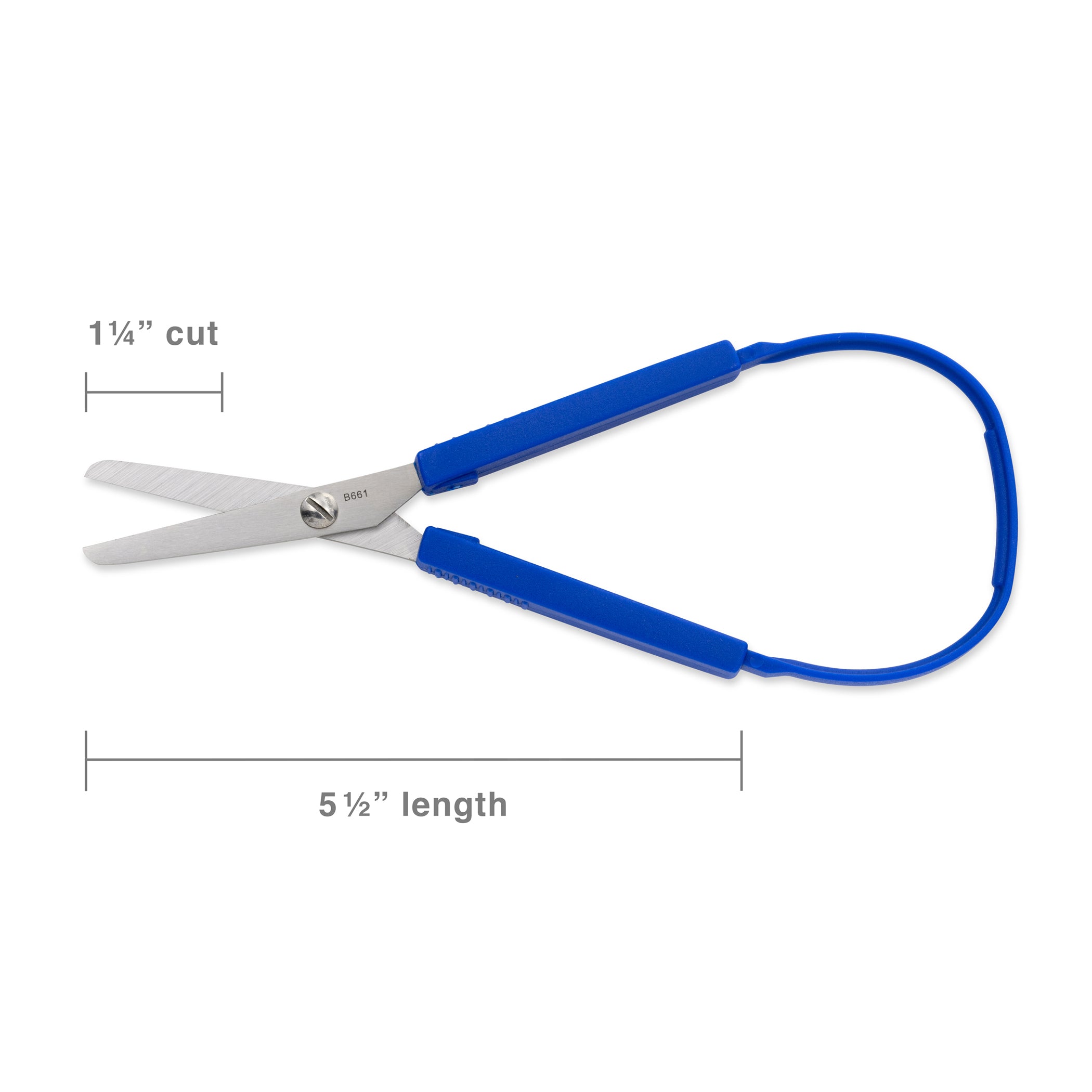 Snippy® Easy Spring Loop Scissors, Blunt Tip