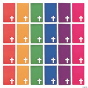 Religious Notepads With Cross - 24 Pieces