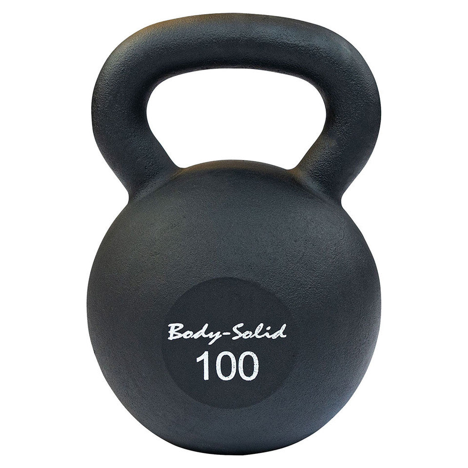 Cast Iron Powder Coated Black Kettle Bell 100Lb