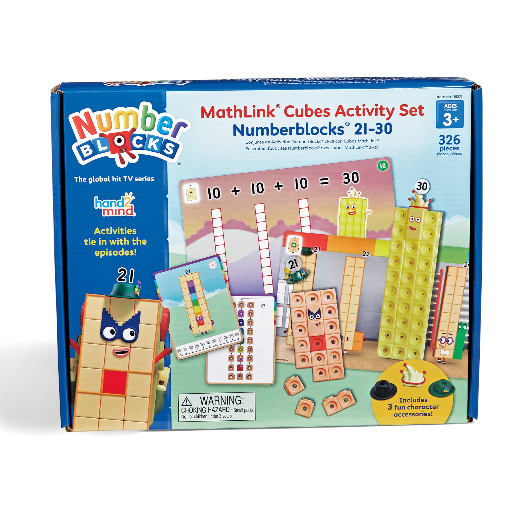 Mathlink® Cubes Numberblocks® 21–30 Activity Set