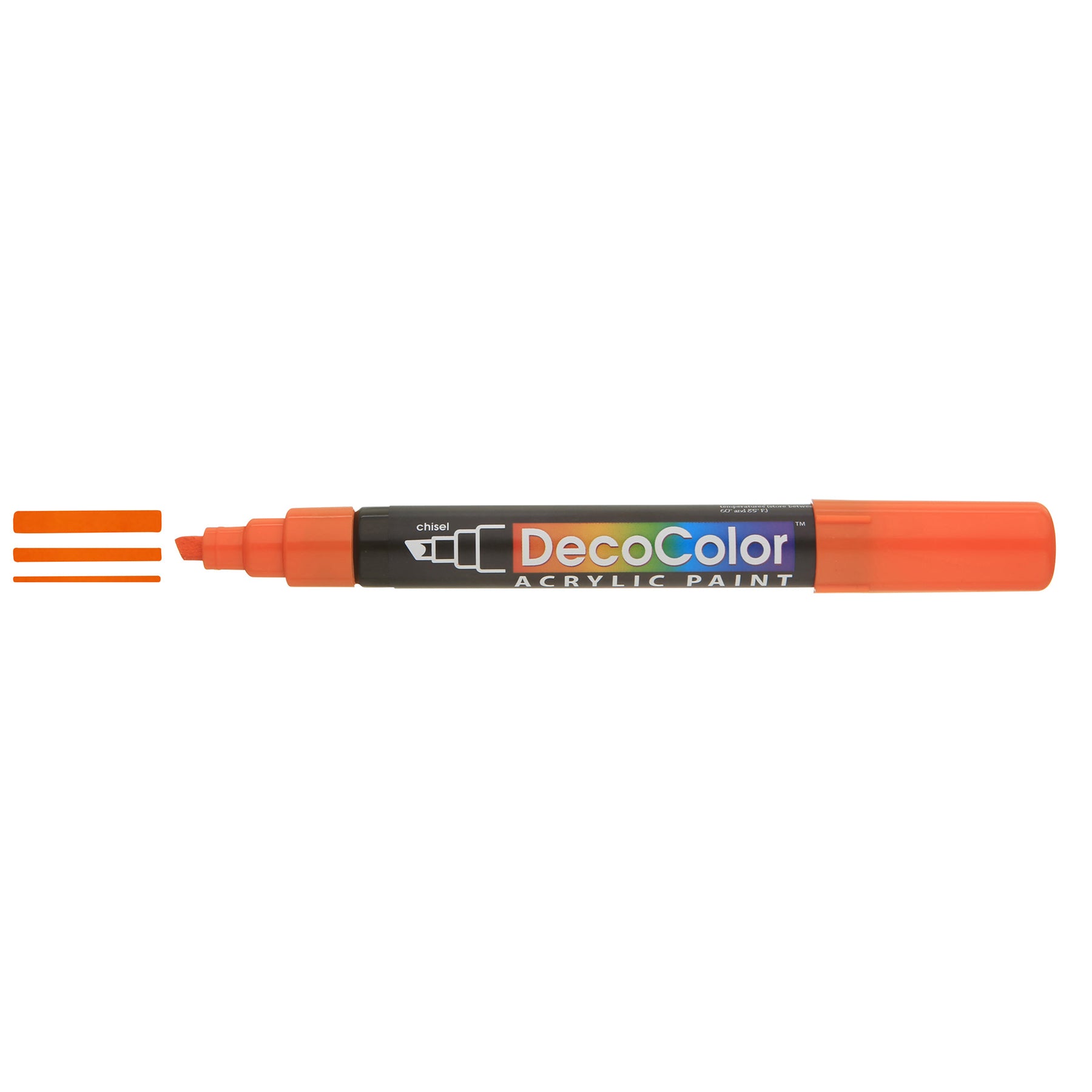 DecoColor® Acrylic Paint Pen, 315-S, Chisel Tip, Orange #7