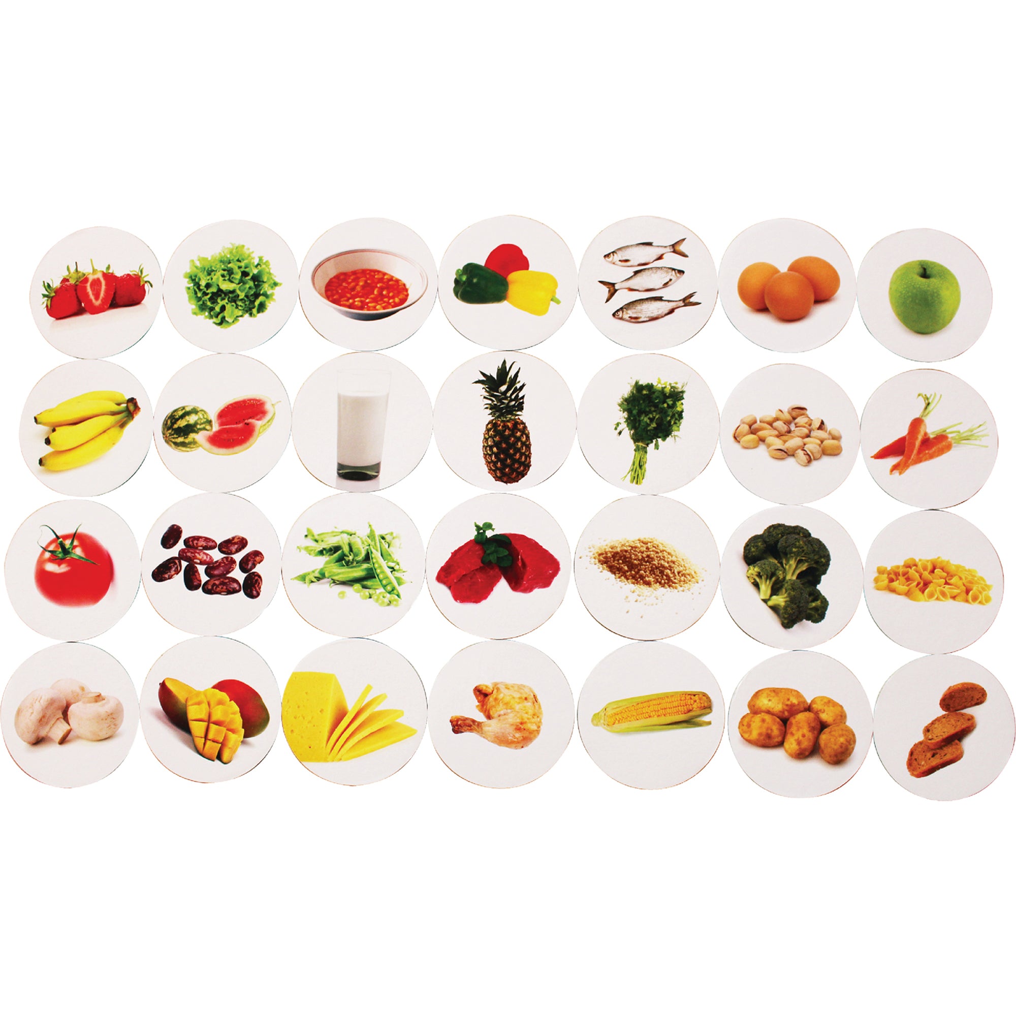 Healthy Foods Matching Pairs Game