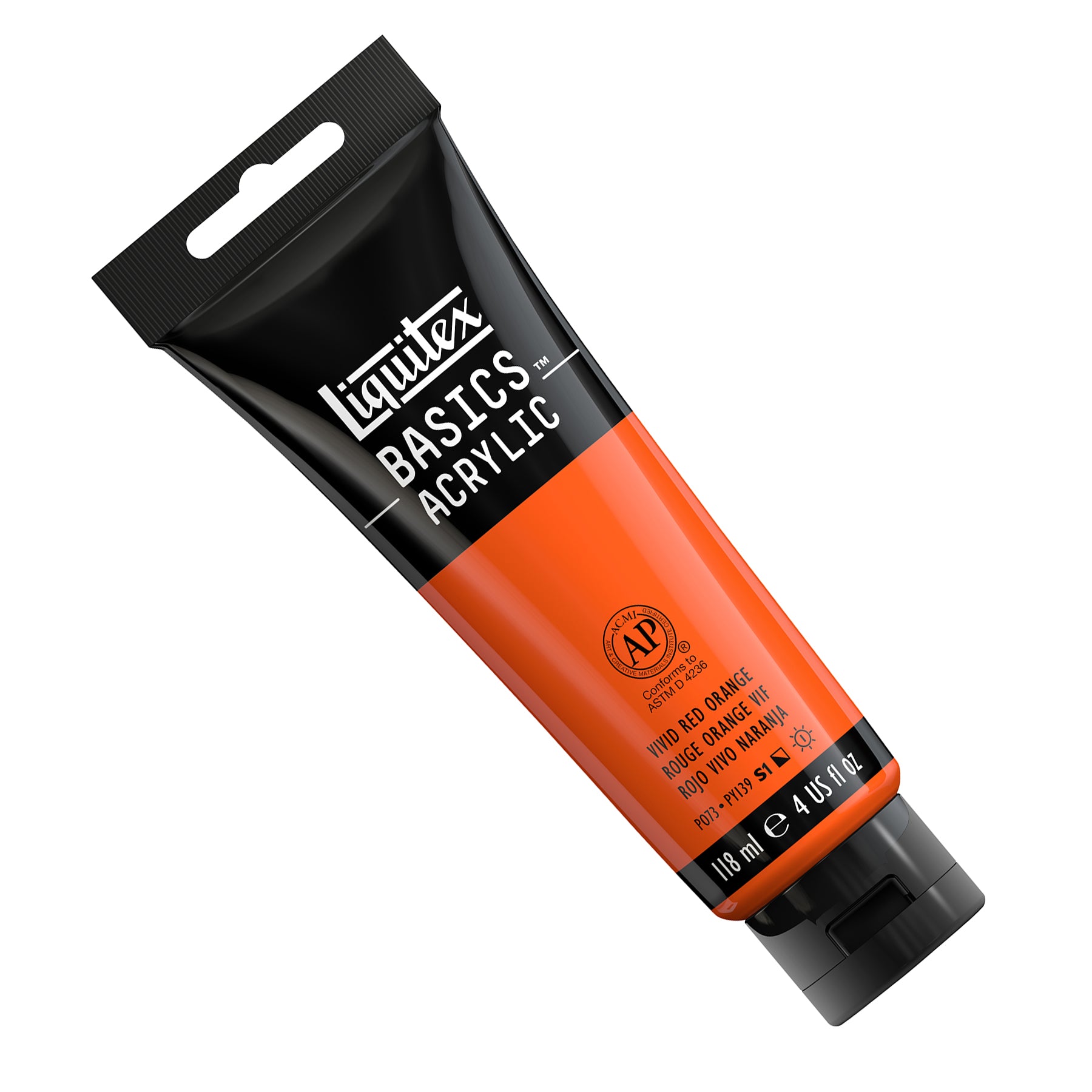 LQ BASICS 118ml tube - Vivid Red Orange