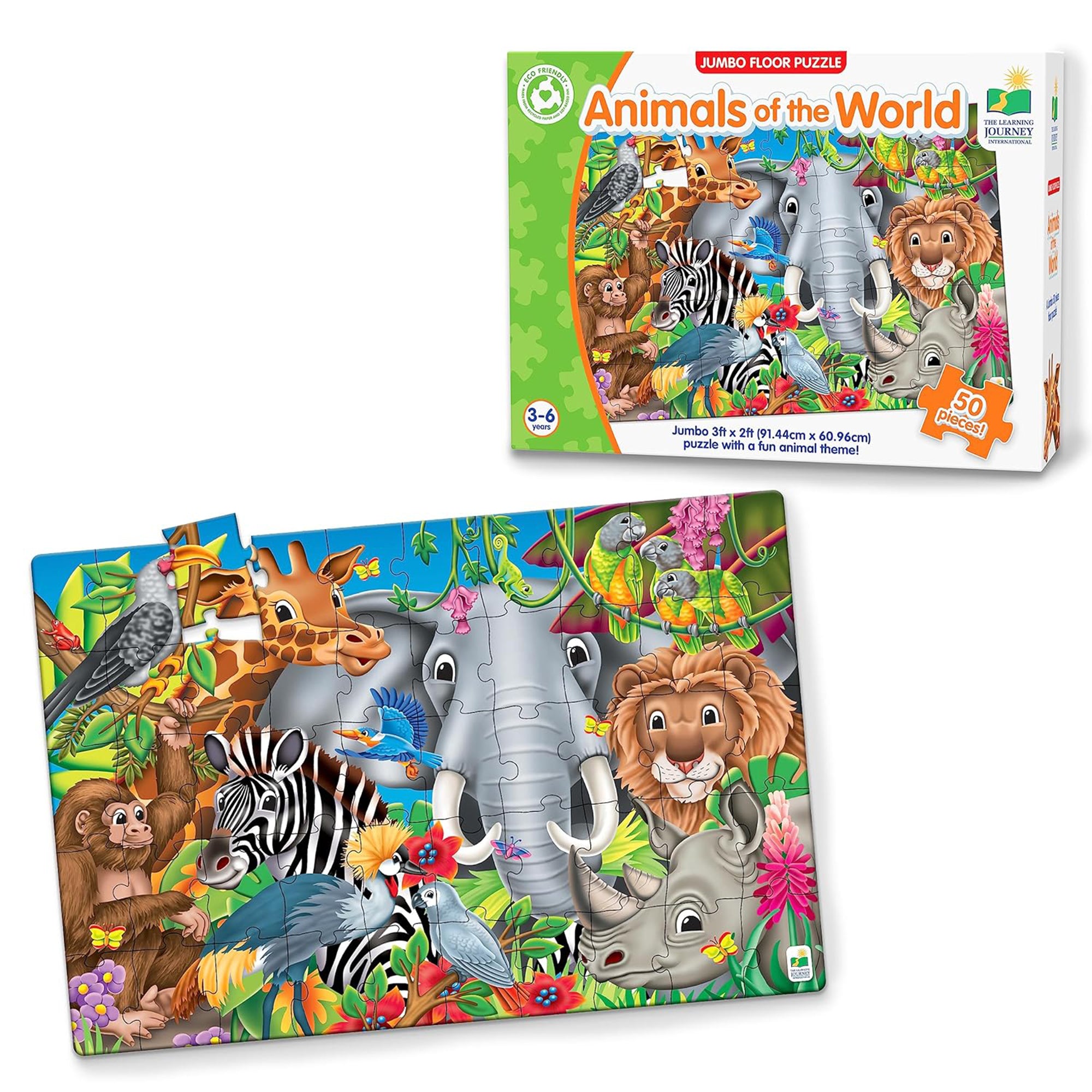 Jumbo Floor Puzzles - Animals of the World