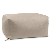 Jaxx Leon Outdoor Bean Bag Ottoman, Flax