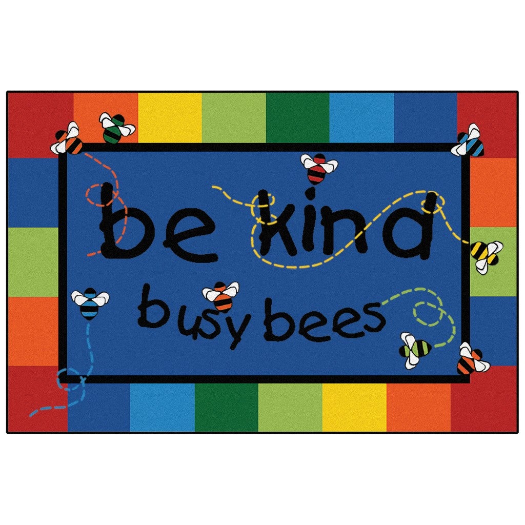 Be Kind Rug - 3ft x 4ft 6in - Rectangle - Multi