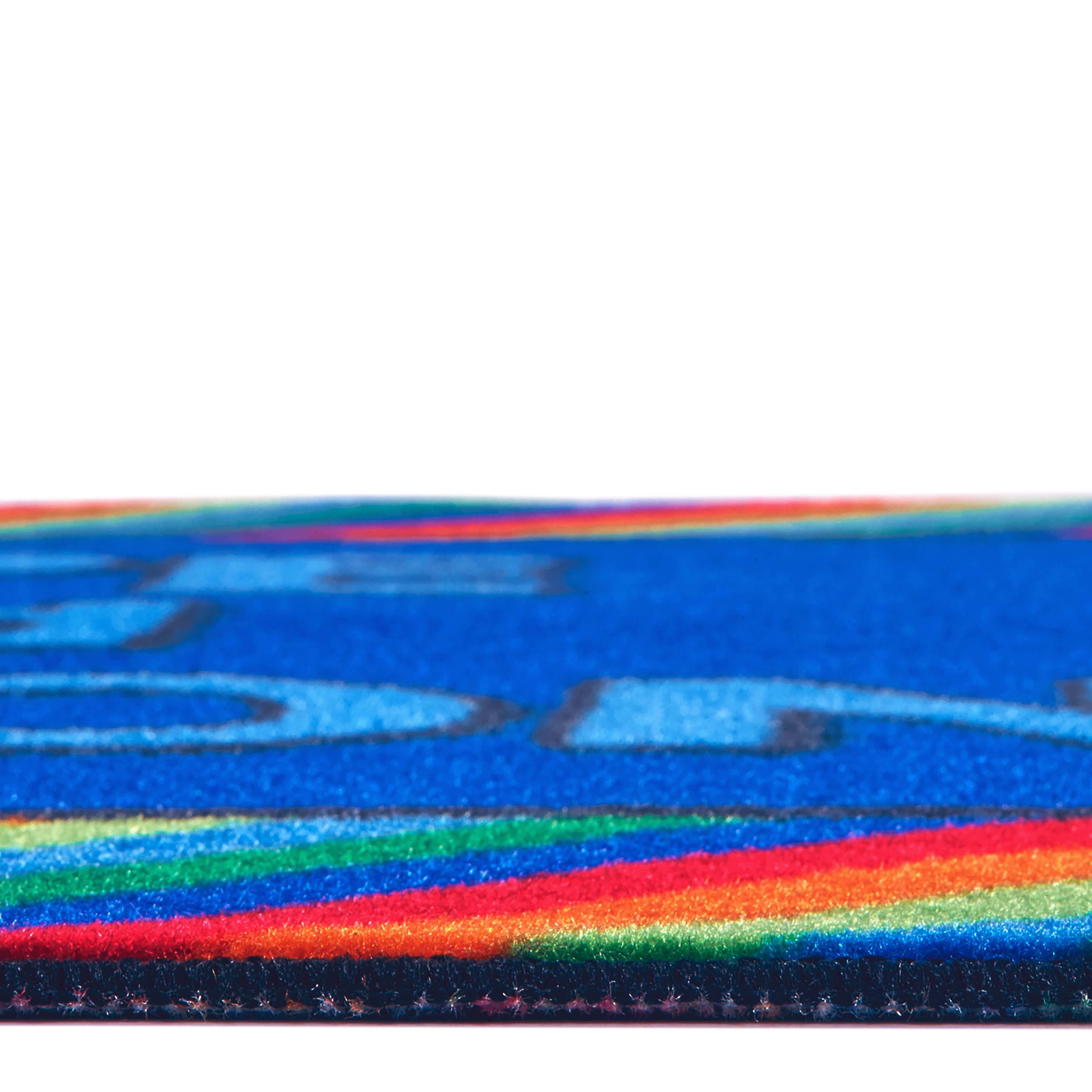 Rainbow Striped Wipe & Dry Rug - 3ft x 4ft 6in - Rectangle - Multi